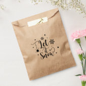 LAAT HET SNEUWEN Script Winter Kerstvakantie Favor Bedankzakje (Gezegeld)
