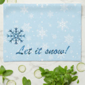 Laat het Snow Kitchen Towel Theedoek (Gevouwen)