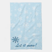 Laat het Snow Kitchen Towel Theedoek (Verticaal)