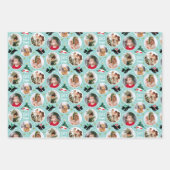 Laat het Snow Scottie Dog Fun Custom Fotoset Inpakpapier Vel (Voorkant)