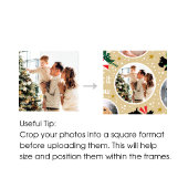 Laat het Snow Scottie Dog Fun Custom Photo Gold Cadeaupapier