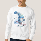 Laat het Snow Sweatshirt (Voorkant)
