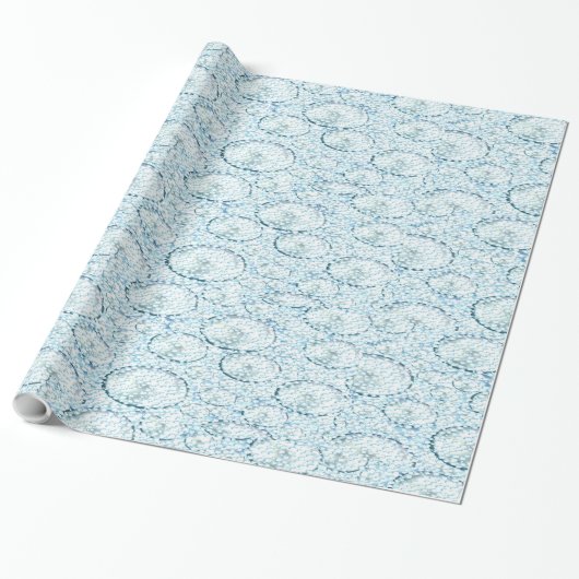 Laat het Snow Wrapping Paper Cadeaupapier (Uitgerold)