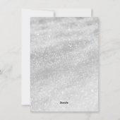 Laat het Snowflakes Zilveren de Kaart van de Vakan (Achterkant)