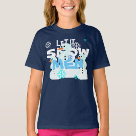 Laat het Snowmen Sweater T-shirt