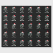Laat het stromen Anatomie Hart Cardiac Nurse Santa Cadeaupapier (Vlak)