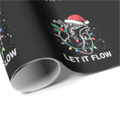 Laat het stromen Anatomie Hart Cardiac Nurse Santa Cadeaupapier (Rol Hoek)