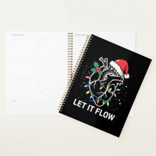Laat het stromen Anatomie Hart Cardiale Verpleegst Planner