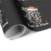 Laat het stromen Hart Verpleegster Kerstmis Cadeaupapier (Rol Hoek)