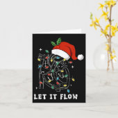 Laat het stromen Kerst Cardiac Nurse Hart Anatomie Kaart (Gele Bloem)