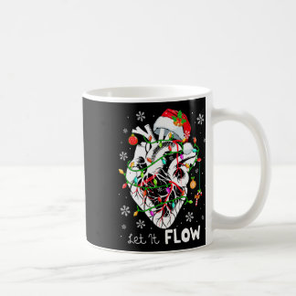 Laat het stromende Xmas Anatomie Kerstman Hart Dee Koffiemok