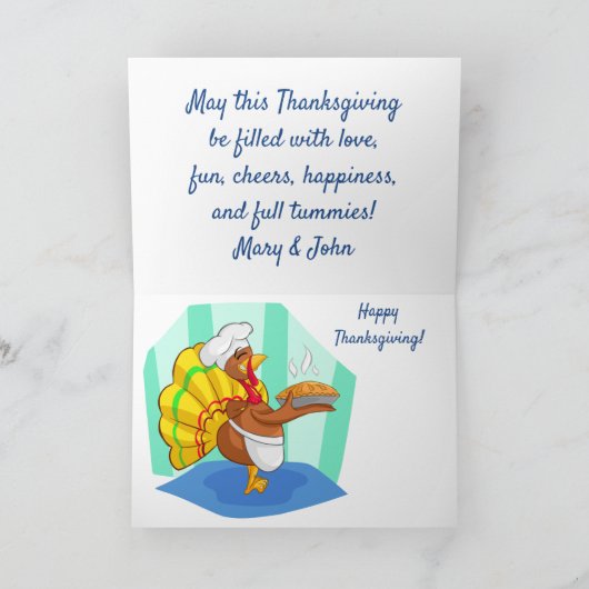 Laat het studeren beginnen! bedankkaart (Binnen)