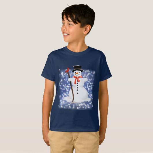 Laat het T-shirt sneeuwen (Voorkant volledig)