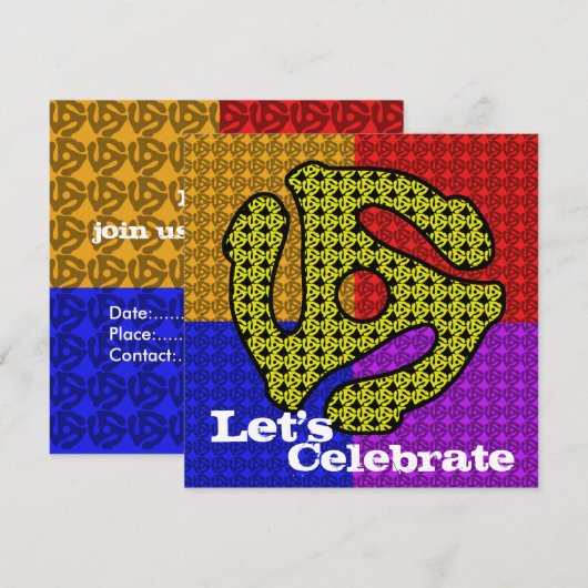 Laat het Tussenvoegsel van het Verslag van het Ver Kaart (Voorkant / Achterkant)