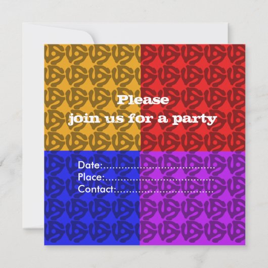 Laat het Tussenvoegsel van het Verslag van het Ver Kaart (Achterkant)