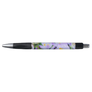 Laat het uit je helende lente krokus pen