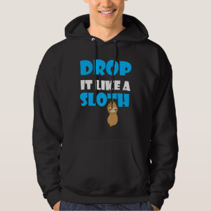 Laat het vallen als een luiaard luiaard Kinder vro Hoodie