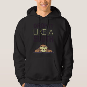 Laat het vallen als een mooie speelruimte. hoodie