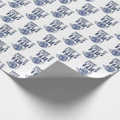 Laat het vallen als een top Chanoeka inpakpapier (Hoek)