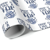 Laat het vallen als een top Chanoeka inpakpapier (Rol Hoek)