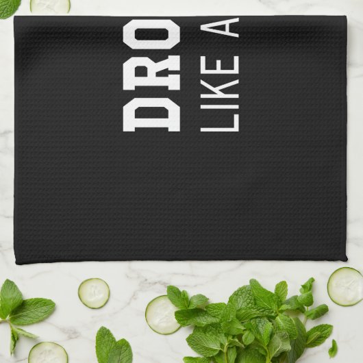 Laat het vallen als een vierkant theedoek (Gevouwen)