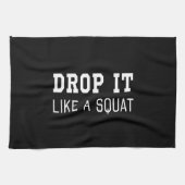 Laat het vallen als een vierkant theedoek (Horizontaal)