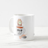 Laat het vallen als zijn hete thee koffiemok (Voorkant links)