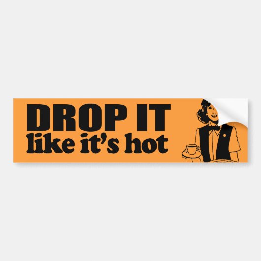 LAAT HET VALLEN ALSOF HET HET WARMSTE IS -.png Bumpersticker (Voorkant)