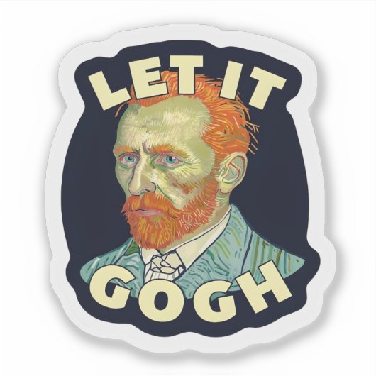 Laat het Vincent van Gogh zijn Sticker (Voorkant)