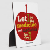 Laat het voedsel uw medicijn zijn fotoplaat (Zijkant)