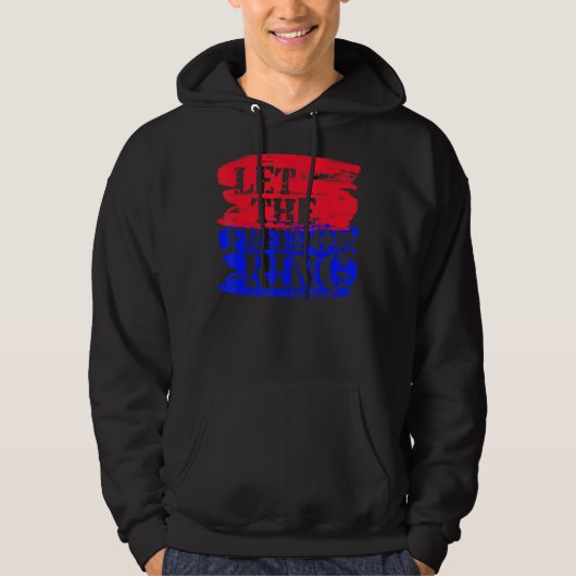 Laat het vrijheidspatriottisme hoodie (Voorkant)