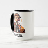 Laat het vuurwerk aan de profs over! mok (Voorkant links)