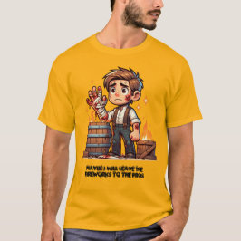 Laat het vuurwerk aan de profs over! t-shirt