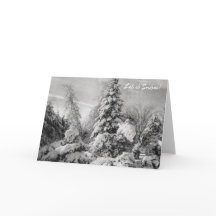 Laat het Wenskaart sneeuwen