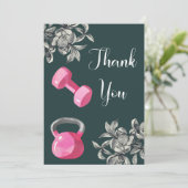 Laat het werken - Dank u voor uw kaart (Staand voorkant)