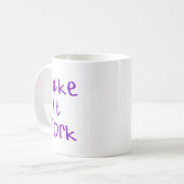 Laat het werken Sticker 2 Koffiemok (Voorkant links)