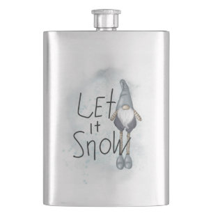 Laat het wintergnome sneeuwen flacon