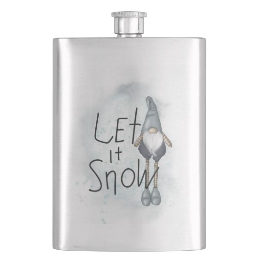 Laat het wintergnome sneeuwen flacon (Voorkant)