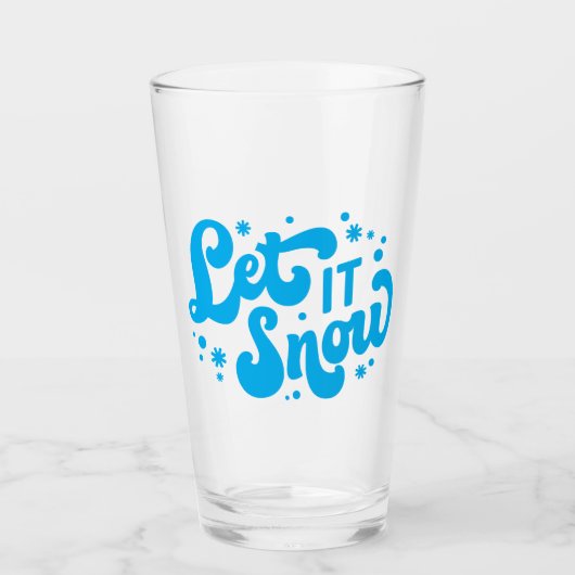 Laat het winterontwerp sneeuwen glas (Voorkant)