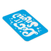 Laat het winterontwerp sneeuwen magneet (Rechterzijde)