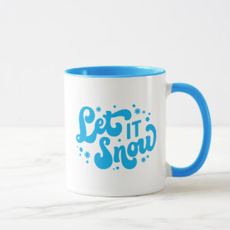 Laat het winterontwerp sneeuwen mok