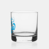 Laat het winterontwerp sneeuwen whisky glas (Links)