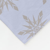 Laat het wintersneeuwvlokken fleece deken (Hoek)