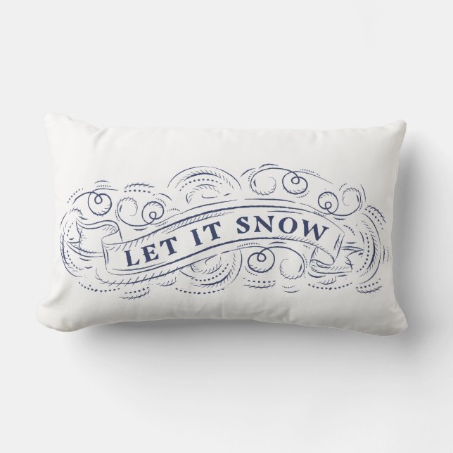Laat het wintervakantiedampje sneeuwen in de marin kussen (Voorkant)