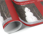 Laat het winterwrapppapier voor sneeuw cadeaupapier (Rol Hoek)