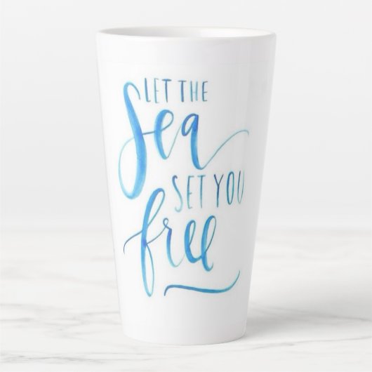 LAAT HET ZEE JE BEVRIJDEN LATTE MOK (Voorkant)