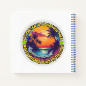 Laat het Zee je ziel bevrijden Notitieboek (Achterkant)