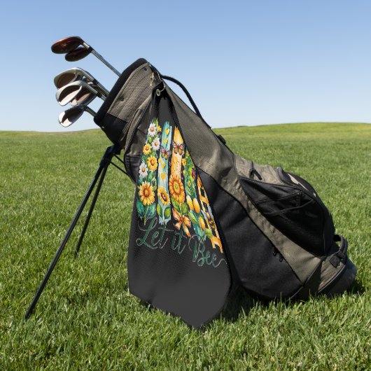 Laat het zijn golfhanddoek (Groen)