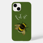 Laat het zijn, hommel Case-Mate iPhone case (Achterkant)