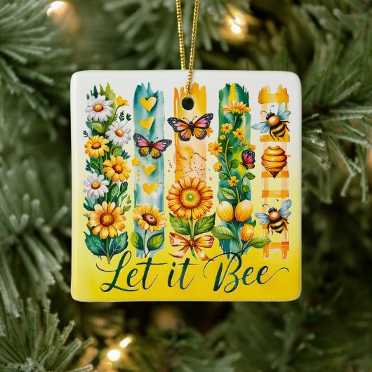 Laat het zijn keramisch ornament (Boom)